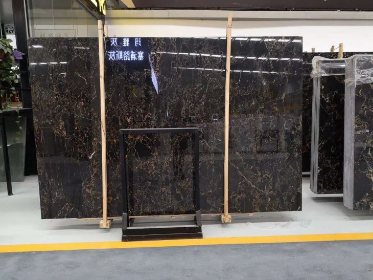 Black Portoro Gold Marble