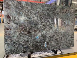 Labradarite แผ่นหินแกรนิตสีน้ำเงิน