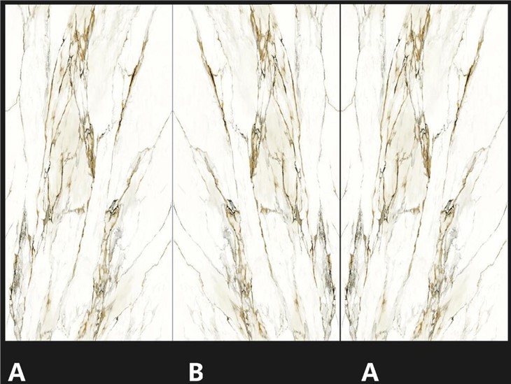 Picasso Gold Bookmatch Big Slabs Sintered Stone