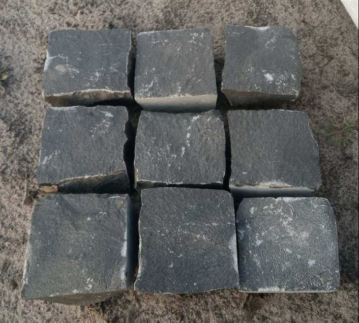 Black Basalt Setts Dark Basalt Paving