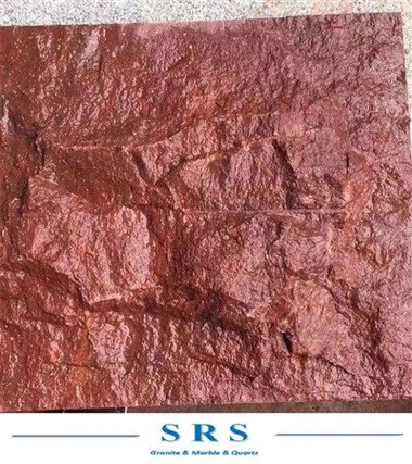 หินแกรนิต Porphyry สีแดงสำหรับโครงการกลางแจ้ง
