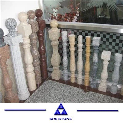 ราวบันไดหินอ่อนสีขาวในร่มสำหรับบันได